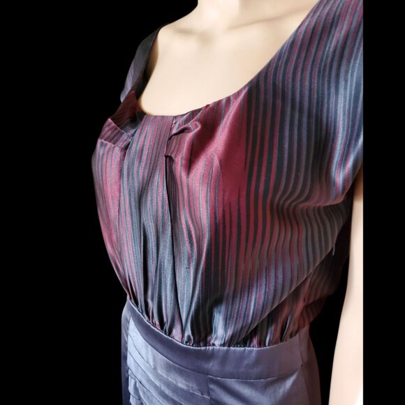 BCBGeneration Stylish Satiny Dress for Evening, Formal, or Wedding Wear - Picture 10 of 14